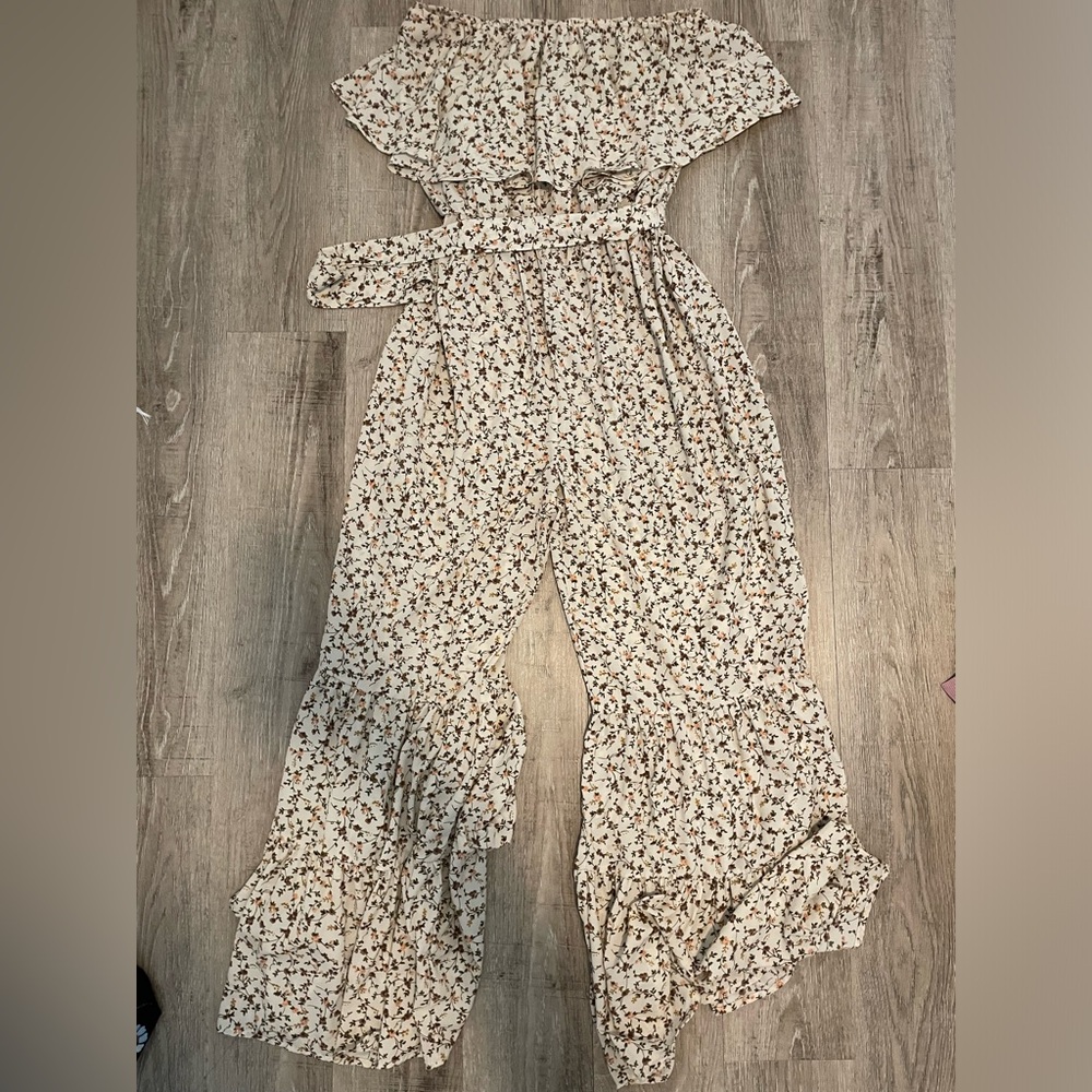 floral jumpsuit